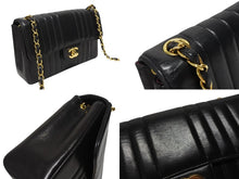 Load image into Gallery viewer, 極美品 CHANEL シャネル マドモアゼル22 Sフラップ Sチェーンショルダーバッグ 2番台 ココマーク ラムスキン ブラック 中古 4b005267