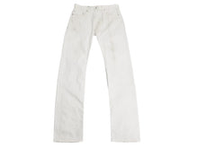 Load image into Gallery viewer, VLONE ヴィーロン フレアデニムパンツ ジップ 変形 YKKジップ ホワイト メンズ サイズM 良品 中古 4b005269