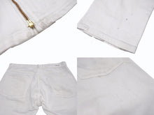 Load image into Gallery viewer, VLONE ヴィーロン フレアデニムパンツ ジップ 変形 YKKジップ ホワイト メンズ サイズM 良品 中古 4b005269
