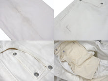 Load image into Gallery viewer, VLONE ヴィーロン フレアデニムパンツ ジップ 変形 YKKジップ ホワイト メンズ サイズM 良品 中古 4b005269