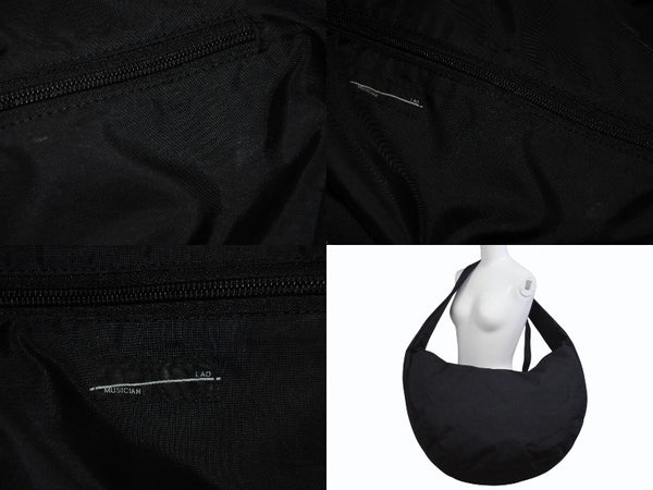 LAD MUSICIAN ラッドミュージシャン 23SS BIG SHOULDER BAG ビッグショルダーバッグ ブラック 美品 中古 4b005272