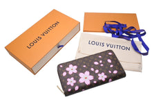 画像をギャラリービューアに読み込む, 新品未使用 LOUIS VUTTON ルイヴィトン LV × TM ジッピー･ウォレット 長財布 村上隆 M13433 ブラウン ピンク 中古 4b005279