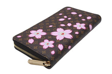 画像をギャラリービューアに読み込む, 新品未使用 LOUIS VUTTON ルイヴィトン LV × TM ジッピー･ウォレット 長財布 村上隆 M13433 ブラウン ピンク 中古 4b005279