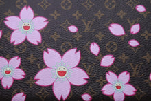 画像をギャラリービューアに読み込む, 新品未使用 LOUIS VUTTON ルイヴィトン LV × TM ジッピー･ウォレット 長財布 村上隆 M13433 ブラウン ピンク 中古 4b005279