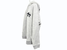 画像をギャラリービューアに読み込む, 極美品 CHROME HEARTS クロムハーツ 25SS セメタリークロスパッチ プルオーバーフーディー パーカー サイズXXL グレー 中古 4b005280