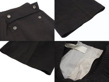 画像をギャラリービューアに読み込む, 極美品 Rick Owens リックオウエンス 20FW Bela Trousers ベラ トラウザーズ パンツ ダークブラウン ポリエステル RU20F3361 サイズ48 中古 4b005284