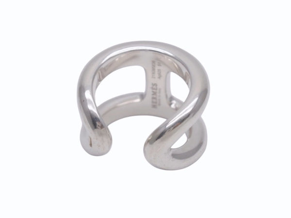 極美品 HERMES エルメス Osmose GM オスモズGM リング 指輪 重量約14.7g Ag925刻印 サイズ51 11号 シルバー925 中古 4b005287
