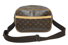 画像をギャラリービューアに読み込む, 極美品 LOUIS VUITTON ルイヴィトン ショルダーバッグ リポーターPM M45254 モノグラムキャンバス ブラウン 中古 4b005296