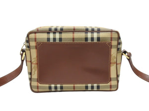 【美品】Burberry キャンバス Bロゴ 総柄 ショルダーバッグ ブラウン 希少! BURBERRY バーバリー Bロゴ 総柄 ショルダーバッグ ブラウン系