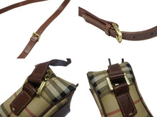 画像をギャラリービューアに読み込む, 極美品 BURBERRY バーバリー ショルダーバッグ ノバチェック ベージュ ブラウン PVC ゴールド金具 中古 4b005298