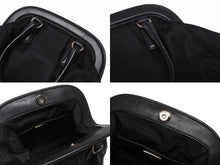 画像をギャラリービューアに読み込む, PRADA プラダ BearLogo ベアロゴ ハンドバッグ トライアングルロゴ 2020s ナイロン レザー ビジュー ブラック 美品 中古 4b005303