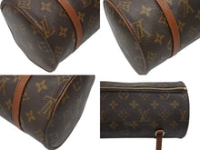 Load image into Gallery viewer, LOUIS VUITTON ルイヴィトン パピヨン26 ハンドバッグ M51386 モノグラム PVC レザー ブラウン ゴールド金具 美品 中古 4b005306