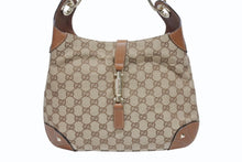 画像をギャラリービューアに読み込む, 極美品 GUCCI グッチ ハンドバッグ ワンショルダーバッグ 120888 GGキャンバス レザー ベージュ ゴールド金具 中古 4b005308