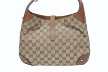 画像をギャラリービューアに読み込む, 極美品 GUCCI グッチ ハンドバッグ ワンショルダーバッグ 120888 GGキャンバス レザー ベージュ ゴールド金具 中古 4b005308