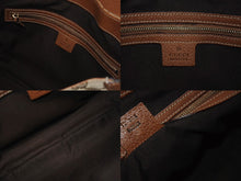 画像をギャラリービューアに読み込む, 極美品 GUCCI グッチ ハンドバッグ ワンショルダーバッグ 120888 GGキャンバス レザー ベージュ ゴールド金具 中古 4b005308