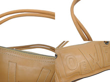 画像をギャラリービューアに読み込む, 極美品 LOEWE ロエベ アナグラム ミニトートバッグ ショルダーバッグ 310602 レザー ブラウン シルバー金具 中古 4b005322