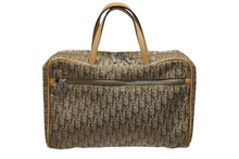 Load image into Gallery viewer, CHRISTIAN DIOR クリスチャンディオール トロッター ミニハンドバッグ MC0053 キャンバス レザー ベージュ 美品 中古 4b005324