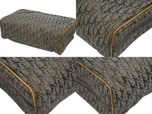 Load image into Gallery viewer, CHRISTIAN DIOR クリスチャンディオール トロッター ミニハンドバッグ MC0053 キャンバス レザー ベージュ 美品 中古 4b005324