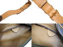 画像をギャラリービューアに読み込む, CELINE セリーヌ マカダム ウエストバッグ ボディバッグ M12 イタリア製 PVC レザー ブラウン ゴールド金具 美品 中古 4b005325