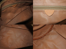 画像をギャラリービューアに読み込む, CELINE セリーヌ マカダム ワンショルダーバッグ ポーチ付き ボストンバッグ ハンドバッグ ロゴ PVC レザー ブラウン ゴールド 美品 中古 4b005332