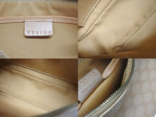 画像をギャラリービューアに読み込む, CELINE セリーヌ ワンショルダーバッグ ホーボー ミニハンドバッグ アクセサリーポーチ マカダム柄 ベージュ 美品 中古 4b005336