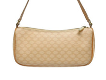 画像をギャラリービューアに読み込む, CELINE セリーヌ ワンショルダーバッグ ホーボー ミニハンドバッグ アクセサリーポーチ マカダム柄 ベージュ 美品 中古 4b005336