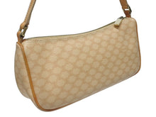 画像をギャラリービューアに読み込む, CELINE セリーヌ ワンショルダーバッグ ホーボー ミニハンドバッグ アクセサリーポーチ マカダム柄 ベージュ 美品 中古 4b005336
