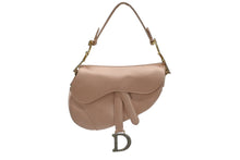 画像をギャラリービューアに読み込む, 極美品 CHRISTIAN DIOR クリスチャンディオール サドル ソフトバッグ M0465CBUW M59M 2025SS サテン ラインストーン ピンク 中古 4b005337