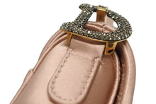 画像をギャラリービューアに読み込む, 極美品 CHRISTIAN DIOR クリスチャンディオール サドル ソフトバッグ M0465CBUW M59M 2025SS サテン ラインストーン ピンク 中古 4b005337