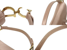 画像をギャラリービューアに読み込む, 極美品 CHRISTIAN DIOR クリスチャンディオール サドル ソフトバッグ M0465CBUW M59M 2025SS サテン ラインストーン ピンク 中古 4b005337