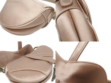 画像をギャラリービューアに読み込む, 極美品 CHRISTIAN DIOR クリスチャンディオール サドル ソフトバッグ M0465CBUW M59M 2025SS サテン ラインストーン ピンク 中古 4b005337