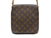 画像をギャラリービューアに読み込む, 極美品 LOUIS VUITTON ルイヴィトン モノグラム ミュゼットサルサ ショルダーバッグ M51387 ブラウン ゴールド金具 中古 4b005343