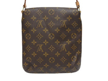 画像をギャラリービューアに読み込む, 極美品 LOUIS VUITTON ルイヴィトン モノグラム ミュゼットサルサ ショルダーバッグ M51387 ブラウン ゴールド金具 中古 4b005343