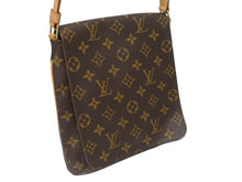 画像をギャラリービューアに読み込む, 極美品 LOUIS VUITTON ルイヴィトン モノグラム ミュゼットサルサ ショルダーバッグ M51387 ブラウン ゴールド金具 中古 4b005343