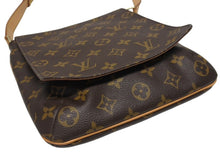 画像をギャラリービューアに読み込む, 極美品 LOUIS VUITTON ルイヴィトン モノグラム ミュゼットサルサ ショルダーバッグ M51387 ブラウン ゴールド金具 中古 4b005343