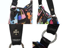 Load image into Gallery viewer, 極美品 CHROME HEARTS クロムハーツ MULTI FILIGREE CHICKEN NUGGET チキンナゲット ラージフィリグリークロス ワンショルダーバッグ マルチカラー クロスパッチ 中古 4b005351