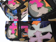 Load image into Gallery viewer, 極美品 CHROME HEARTS クロムハーツ MULTI FILIGREE CHICKEN NUGGET チキンナゲット ラージフィリグリークロス ワンショルダーバッグ マルチカラー クロスパッチ 中古 4b005351