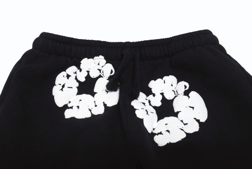 Like new DENIM TEARS Sweatpants for kids RN162838 Black Cotton Size 4Y Used 4b005353