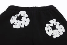 Load image into Gallery viewer, 新品同様 DENIM TEARS デニムティアーズ スウェットパンツ キッズ用 RN162838 ブラック コットン サイズ4Y 中古 4b005353