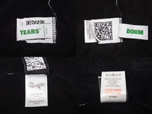 画像をギャラリービューアに読み込む, 新品同様 DENIM TEARS デニムティアーズ ジップアップパーカー キッズ RN162838 ブラック コットン サイズ4Y 中古 4b005354