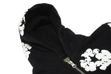 画像をギャラリービューアに読み込む, 新品同様 DENIM TEARS デニムティアーズ ジップアップパーカー キッズ RN162838 ブラック コットン サイズ4Y 中古 4b005354