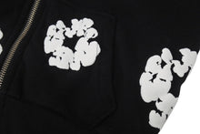 画像をギャラリービューアに読み込む, 新品同様 DENIM TEARS デニムティアーズ ジップアップパーカー キッズ RN162838 ブラック コットン サイズ4Y 中古 4b005354