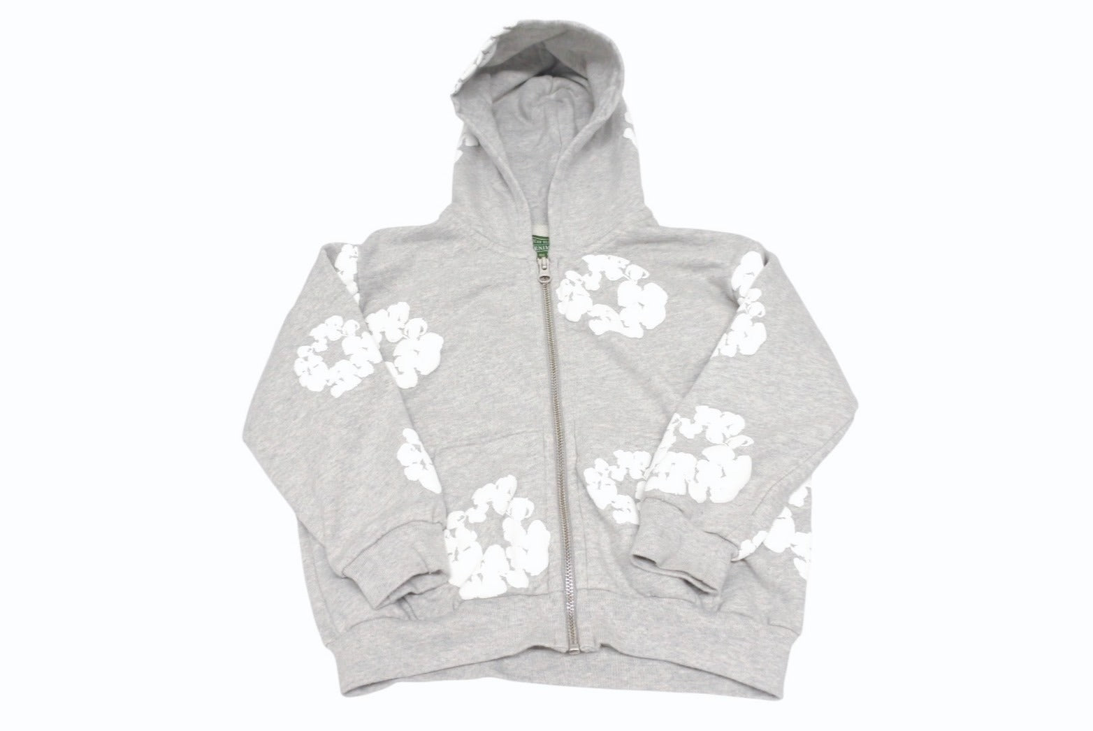 デニムティアーズ グレーパーカーM DENIM TEARS グレー パーカー Denim Tears Cotton Wreath パーカー