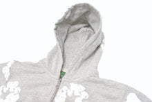 画像をギャラリービューアに読み込む, 新品同様 DENIM TEARS デニムティアーズ ジップアップパーカー キッズ RN162838 グレー コットン サイズ4Y 中古 4b005356