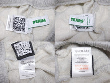 Load image into Gallery viewer, 新品同様 DENIM TEARS デニムティアーズ スウェットパンツ コットンリース プリント キッズ用 RN162838 グレー コットン サイズ4Y 中古 4b005357