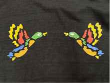 Load image into Gallery viewer, HUMAN MADE ヒューマンメイド カモ Tシャツ JAPAN製 コットン ブラック マルチカラー XXL 美品 中古 4b005365