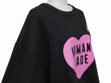 画像をギャラリービューアに読み込む, HUMAN MADE ヒューマンメイド 原宿限定 HEART T-SHIRT 日本製 コットン ブラック ピンク サイズ2XL 美品 中古 4b005367