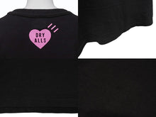 画像をギャラリービューアに読み込む, HUMAN MADE ヒューマンメイド 原宿限定 HEART T-SHIRT 日本製 コットン ブラック ピンク サイズ2XL 美品 中古 4b005367