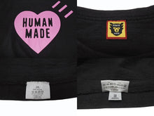 画像をギャラリービューアに読み込む, HUMAN MADE ヒューマンメイド 原宿限定 HEART T-SHIRT 日本製 コットン ブラック ピンク サイズ2XL 美品 中古 4b005367