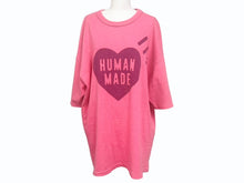 画像をギャラリービューアに読み込む, HUMAN MADE ヒューマンメイド HEART T-SHIRT 日本製 コットン ハート ピンク サイズ2XL 美品 中古 4b005368